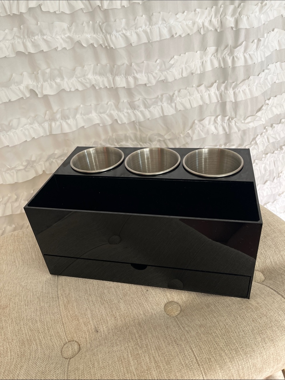 Acrylic hair tools holder